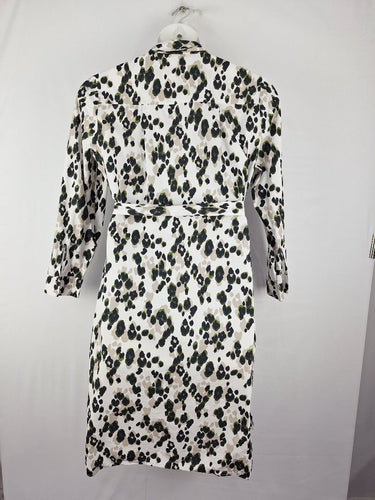Second-Hand - David Lawrence Organic Splatter Shirt Dress Size 12 - SwapUp