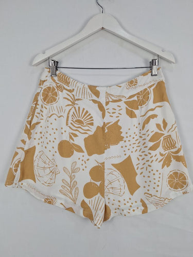 Second-Hand - Delilah Tropical Resort Pleated Shorts Size 10 - SwapUp