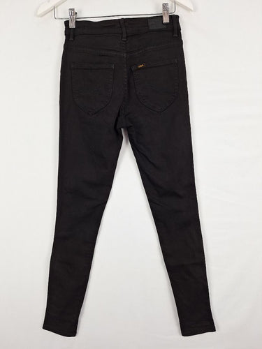 Second-Hand - Lee Jet High Licks Skinny Denim Jeans Size 10 - SwapUp