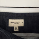 Second-Hand - Karen Millen Light Double Tab Denim Pencil Mini Skirt Size 10 - SwapUp