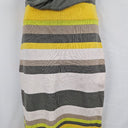 Second-Hand - Karen Millen Cowl Neck Yellow Stripe Dress Size S - SwapUp