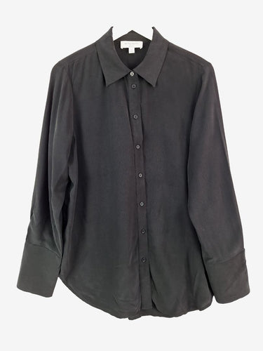 Witchery Chic Silk Button Up Shirt Size 14
