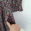 Second-Hand - Boho Pretty Gathered Floral Midi Dress Size S - SwapUp