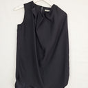 Second-Hand - Hunkydory Noir Elegant Draped Top Size S - SwapUp