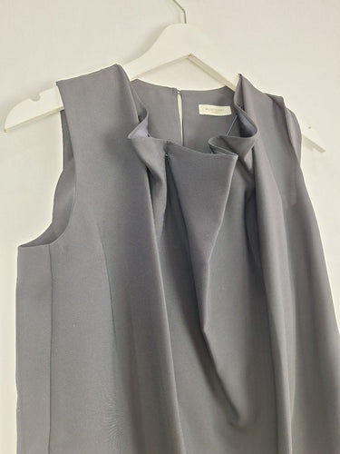 Second-Hand - Hunkydory Noir Elegant Draped Top Size S - SwapUp
