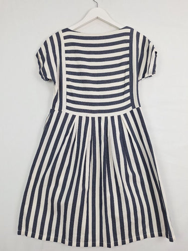 Second-Hand - Clad & Cloth Breezy Cotton Stripe Dress Size XS - SwapUp