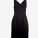 Second-Hand - Cue Back Drape Little Black Dress Size 8 - SwapUp