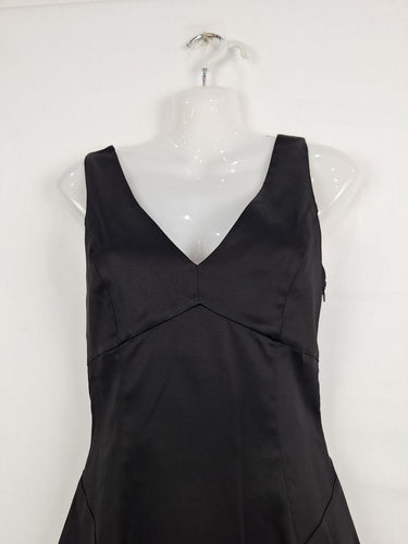 Second-Hand - Cue Back Drape Little Black Dress Size 8 - SwapUp