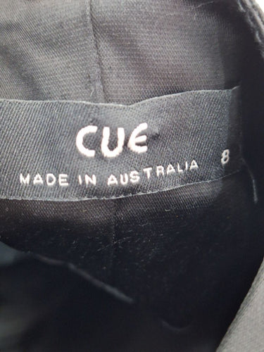 Second-Hand - Cue Back Drape Little Black Dress Size 8 - SwapUp