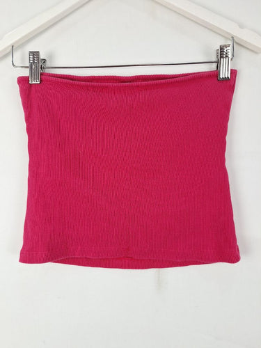 Second-Hand - Witchery Fuchsia Summer Days Tube Top Size S - SwapUp