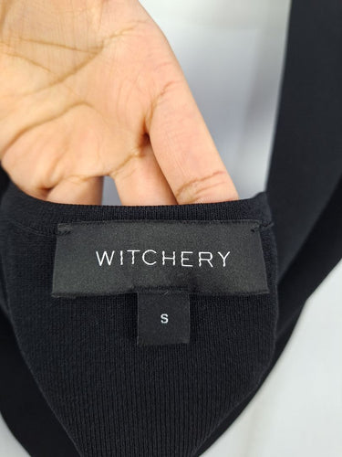 Second-Hand - Witchery Fine Rib Versatile Top Size S - SwapUp