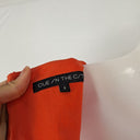 Second-Hand - Cue Tangerine Pleated Work Mini Dress Size 8 - SwapUp