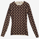 Second-Hand - Marine Serre Jersey Skin Moon Long Sleeve Top Size S - SwapUp