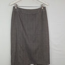 Second-Hand - Events Grey Sophisticated Pencil Midi Skirt Size 8 - SwapUp