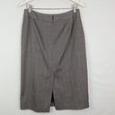 Second-Hand - Events Grey Sophisticated Pencil Midi Skirt Size 8 - SwapUp