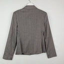 Second-Hand - Events Grey Sophisticated Fitted Blazer Size 10 - SwapUp