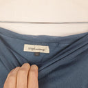 Second-Hand - Angel Maternity Petrol Blue Ruched Mini Skirt Size L - SwapUp