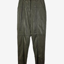 Second-Hand - Aje Muted Taupe Faux Leather Cargo Pants Size 6 - SwapUp