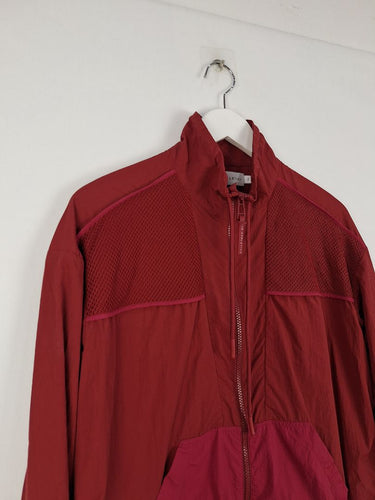 Second-Hand - Aje.athletica Dark Cherry Mesh Spray Jacket Size 4 - SwapUp