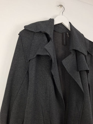 Second-Hand - Norma Kamali Smokey Stretch Trench Coat Size XS - SwapUp