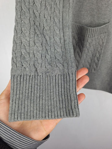 Second-Hand - Sportscraft Structured Cable Cardigan Size XXS - SwapUp