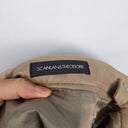 Second-Hand - Scanlan Theodore Leather Pleated Draped Midi Skirt Size 6 - SwapUp