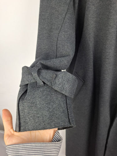 Second-Hand - Norma Kamali Smokey Stretch Trench Coat Size XS - SwapUp