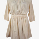 Second-Hand - Band of Outsiders Buttercream Button Back Dress Size XL - SwapUp