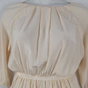 Second-Hand - Band of Outsiders Buttercream Button Back Dress Size XL - SwapUp
