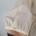 Second-Hand - Band of Outsiders Buttercream Button Back Dress Size XL - SwapUp