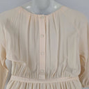 Second-Hand - Band of Outsiders Buttercream Button Back Dress Size XL - SwapUp