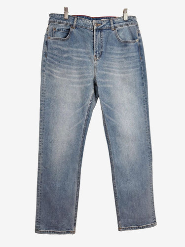 Sass & Bide Light Wash Tapered Leg Jeans Size 12
