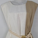 Second-Hand - Aje Two Toned Rope Tie Dress Size 6 - SwapUp