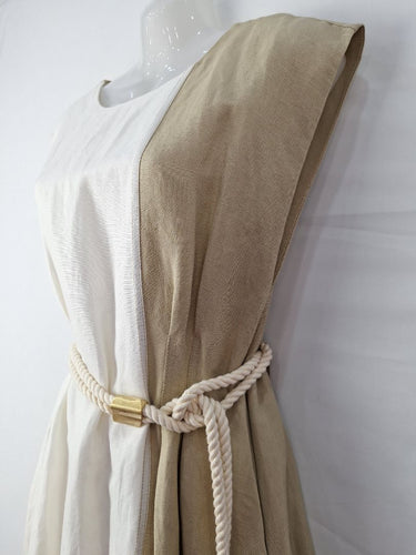 Second-Hand - Aje Two Toned Rope Tie Dress Size 6 - SwapUp