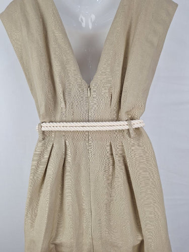 Second-Hand - Aje Two Toned Rope Tie Dress Size 6 - SwapUp