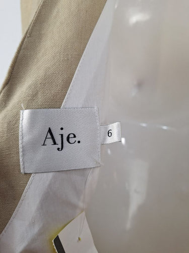 Second-Hand - Aje Two Toned Rope Tie Dress Size 6 - SwapUp