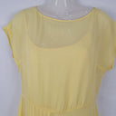 Second-Hand - Red Valentino Sheer Silk Side Pleat Dress Size S - SwapUp