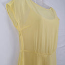 Second-Hand - Red Valentino Sheer Silk Side Pleat Dress Size S - SwapUp