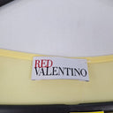 Second-Hand - Red Valentino Sheer Silk Side Pleat Dress Size S - SwapUp