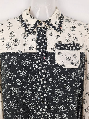Second-Hand - Red Valentino Floral Shirt Dress Size S - SwapUp