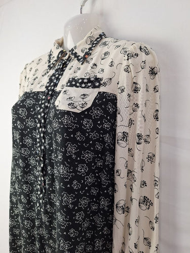 Second-Hand - Red Valentino Floral Shirt Dress Size S - SwapUp