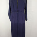 Second-Hand - Reiss Indigo Maxi Sheer Shift Dress Size 8 - SwapUp