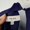 Second-Hand - Reiss Indigo Maxi Sheer Shift Dress Size 8 - SwapUp