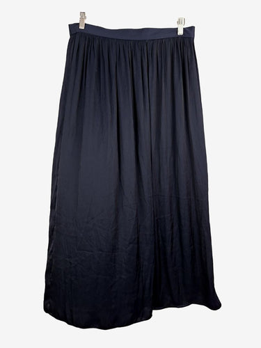 Morrison Midnight Blue Satin Skirt Size 14