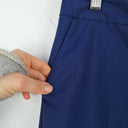 Second-Hand - Reiss Blue Wool Blend Tapered Leg Pants Size 12 - SwapUp