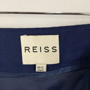 Second-Hand - Reiss Blue Wool Blend Tapered Leg Pants Size 12 - SwapUp
