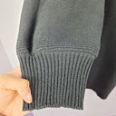 Second-Hand - Bohemian Oversized Crew Neck Ribbed Winter Midi Dress Size L - SwapUp