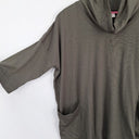 Second-Hand - Obus Olive Cowl Neck Boxy Top Size S - SwapUp