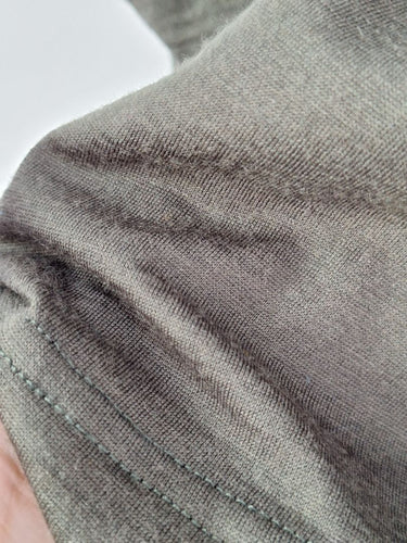 Second-Hand - Obus Olive Cowl Neck Boxy Top Size S - SwapUp