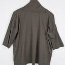 Second-Hand - Obus Olive Cowl Neck Boxy Top Size S - SwapUp